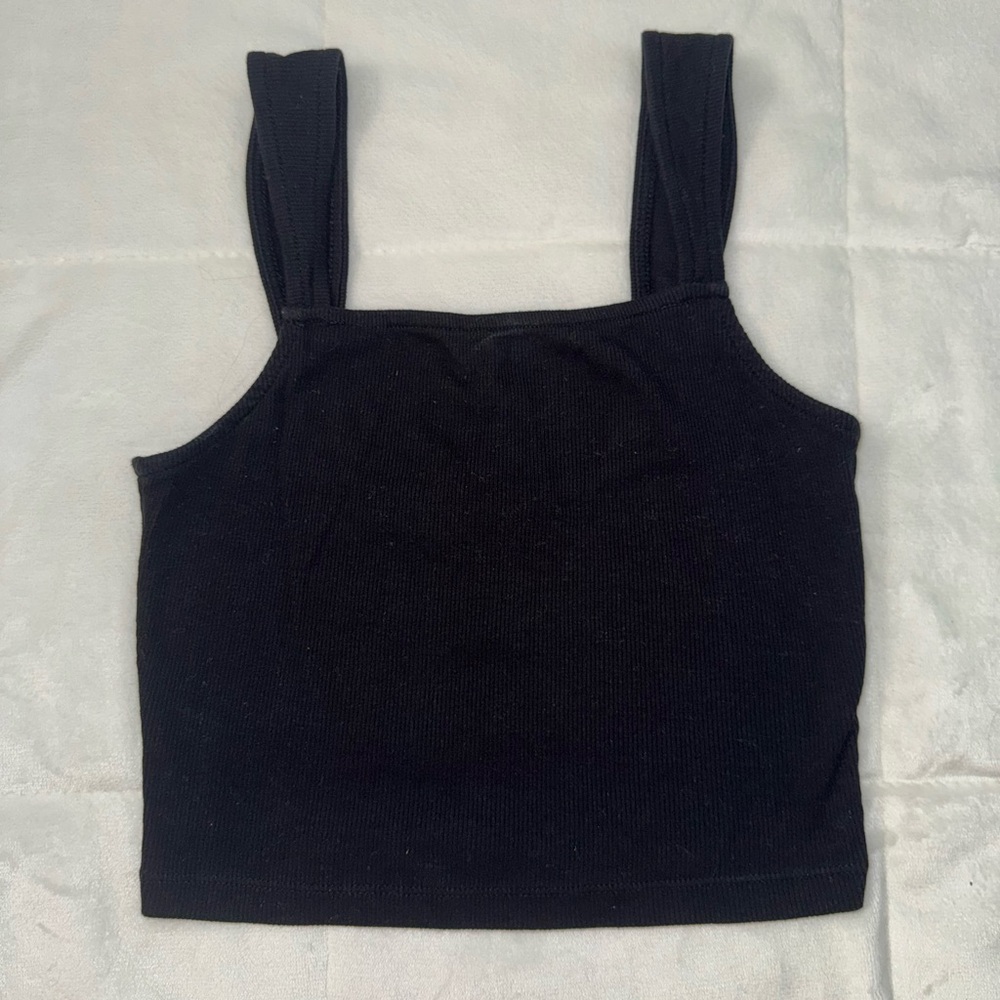 Forever 21 Ribbed Crop Tank Top